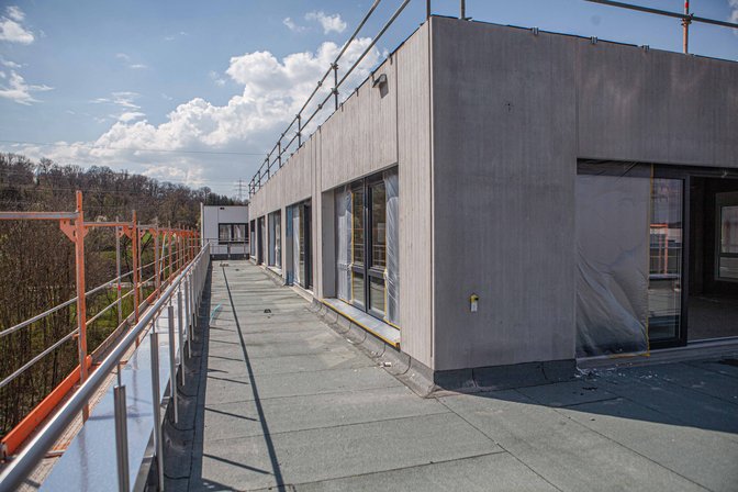 easySoft Neubau in Metzingen Balkon
