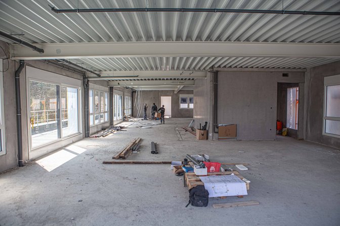 easySoft Neubau in Metzingen Innenraum Bürofläche